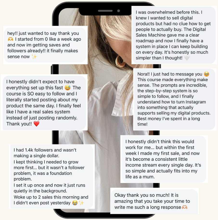 DMs from happy customers